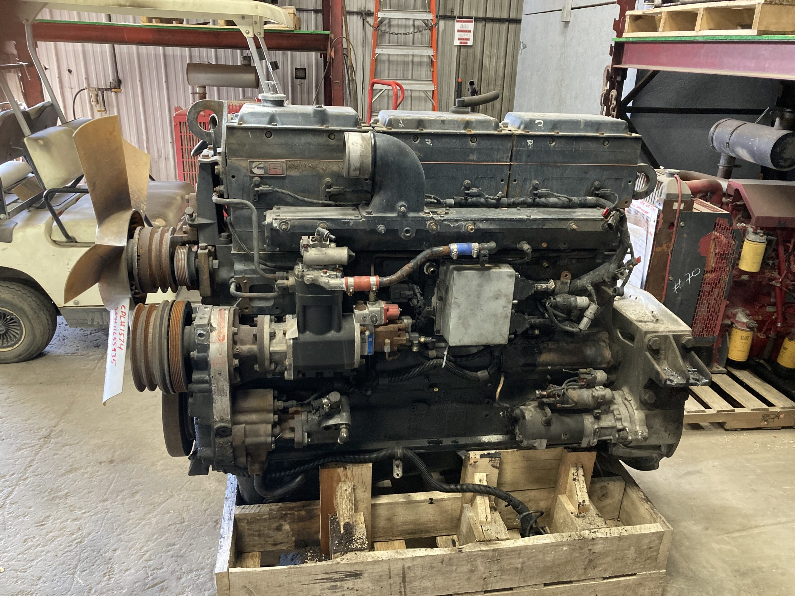 1992 Cummins N14 Celect 350hp Diesel Engine w/Jakes